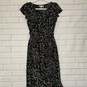 Nordstrom Floral Short Sleeve Dress S Size